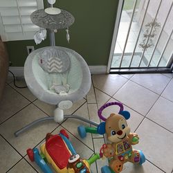 Baby toys and swing!