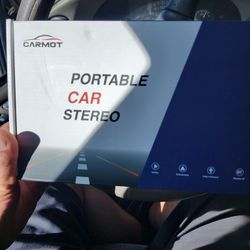 Car Play Portable Car Stereo Brand New Never Been Use It Comes With All The Cables The Mounts To Install ..