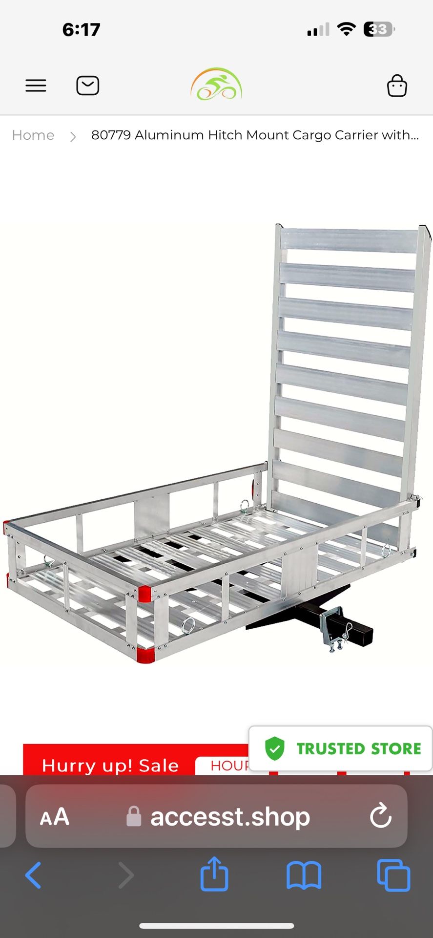 Vehicle Wheelchair / Scooter Holder With Ramp for Sale in Bakersfield