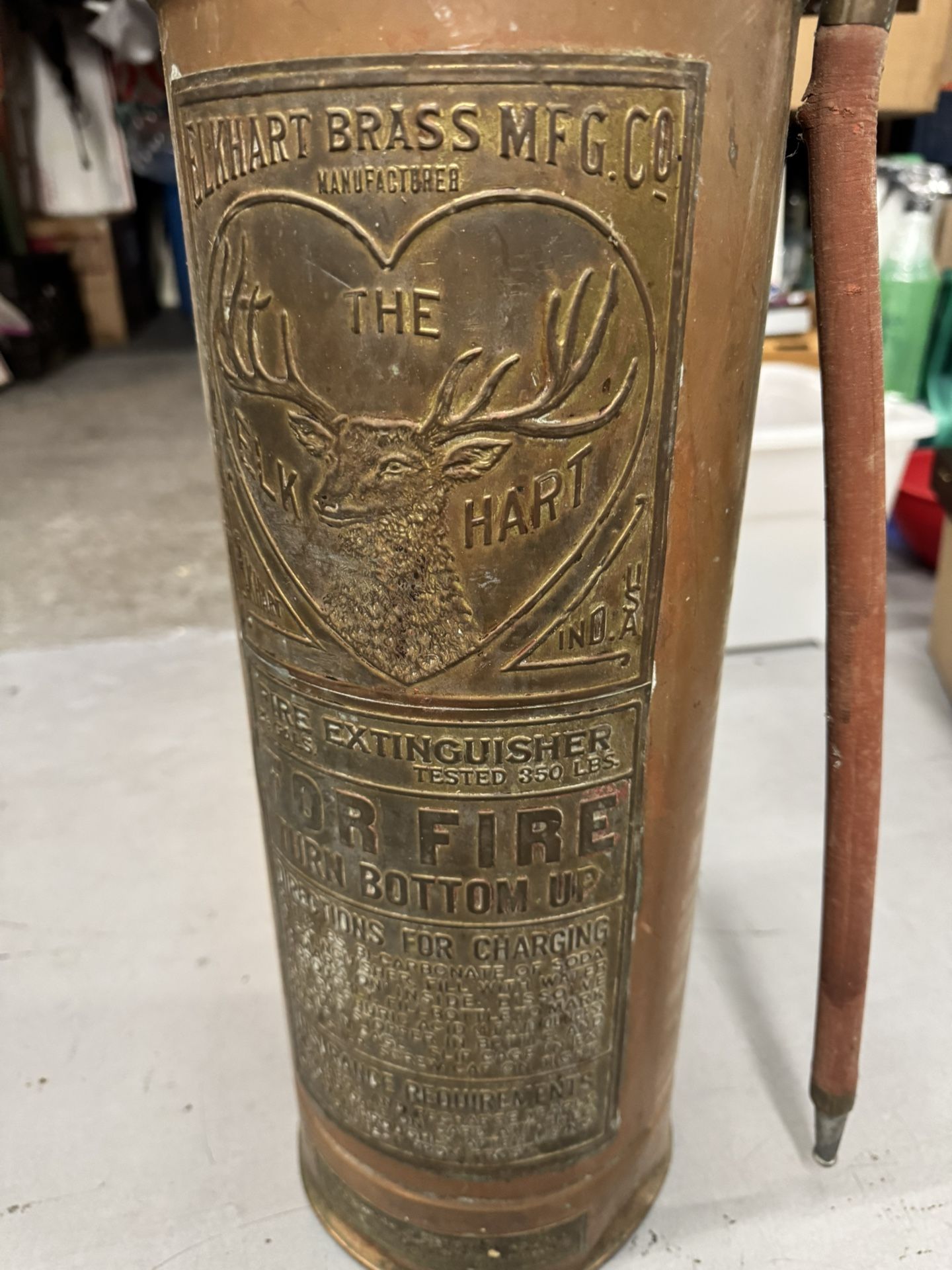 Vintage fire extinguisher