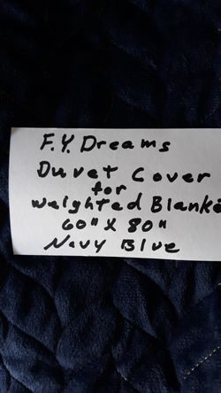 F. Y. Dreams Duvet Cover for Weighted Blanket 60" x 80"