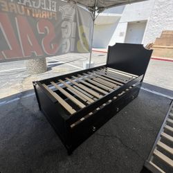 Trundle Bed Frame🎈🎈🎈with Storage 