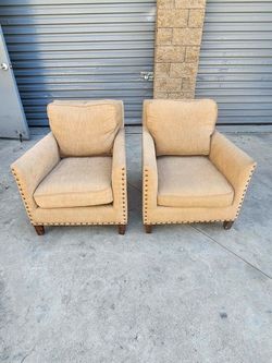 UTTERMOST FURNITURE Transitional Accent Club Arm Chair W. Textured Beige Wove..