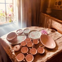 1950’s Vintage Melamine Dinner Set 