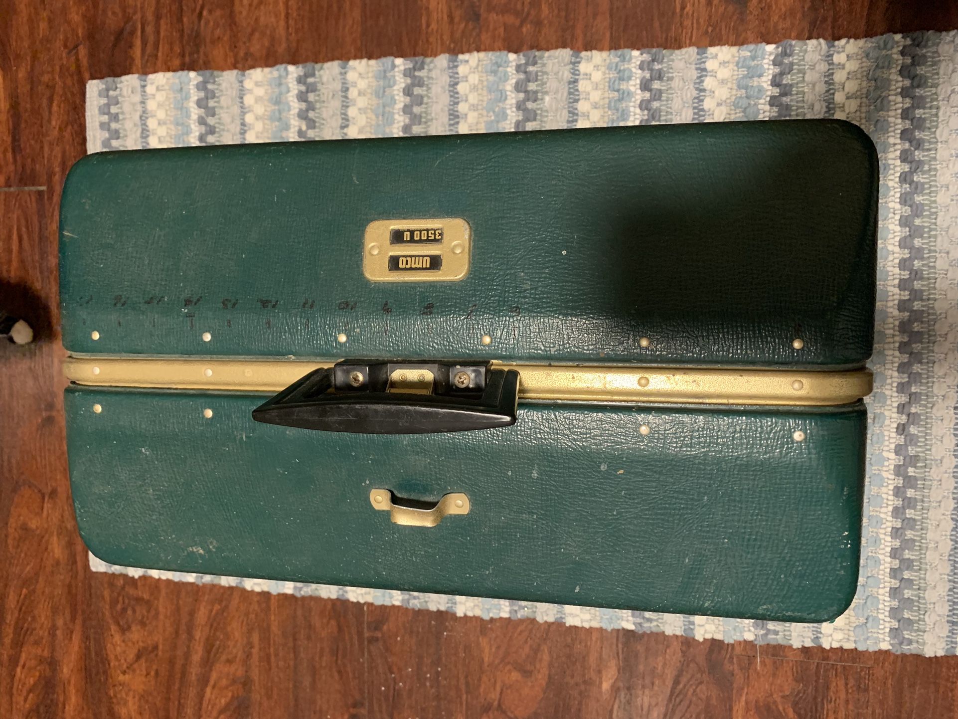Boîte De Pêche Vintage UMCO 3500 – États-Unis, Verte, Fibre De Verre