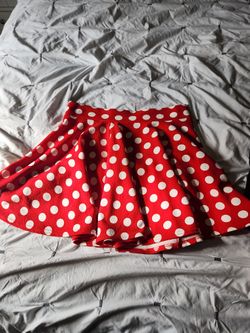 Polka Dot Skirt Size L