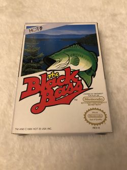 THE BLACK BASS NES CIB