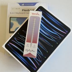 Apple iPad Pro 11 (2022 Model /  M2 Chip) 256GB with keyboard case and pencil. Like new 