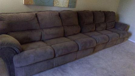 XL Sectional Couch With Dual Sleeper Sofas