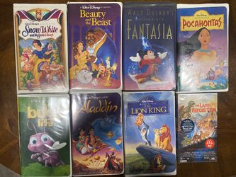 Disney VHS tapes