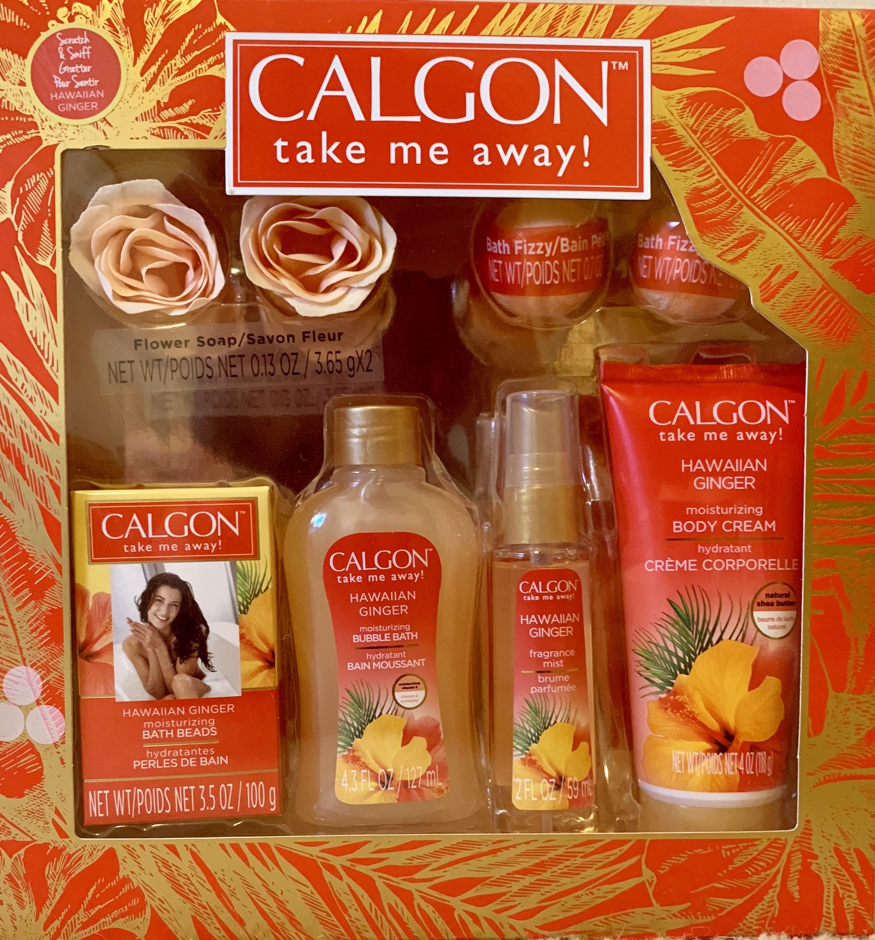 Calgon Hawaiian Ginger Gift Set