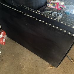 Blue Velvet Love Seat