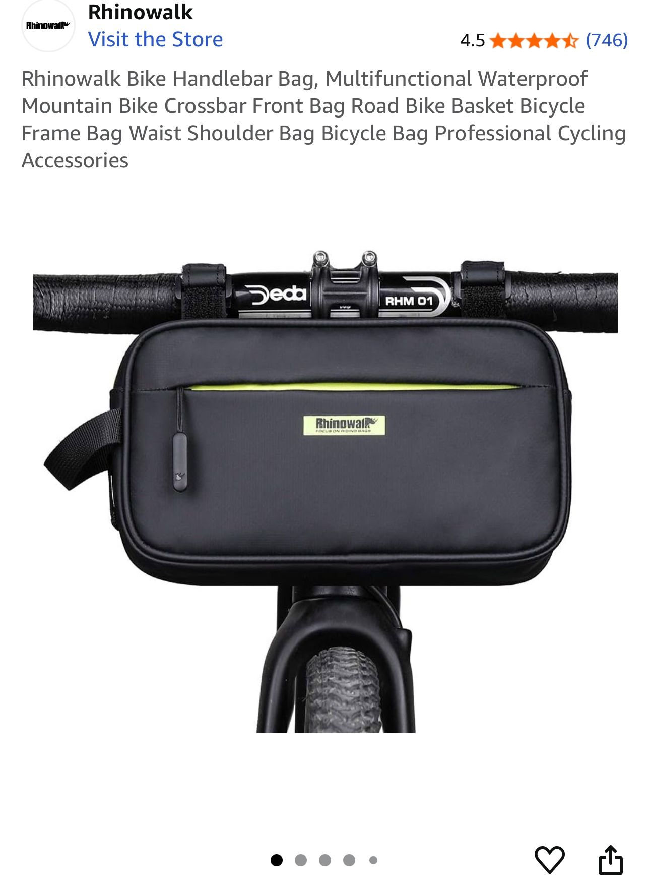 New Handle Bar Bag For Bike $25