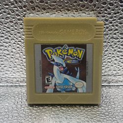 Pokémon Silver Nintendo Gameboy, TESTED & WORKING! New battery!