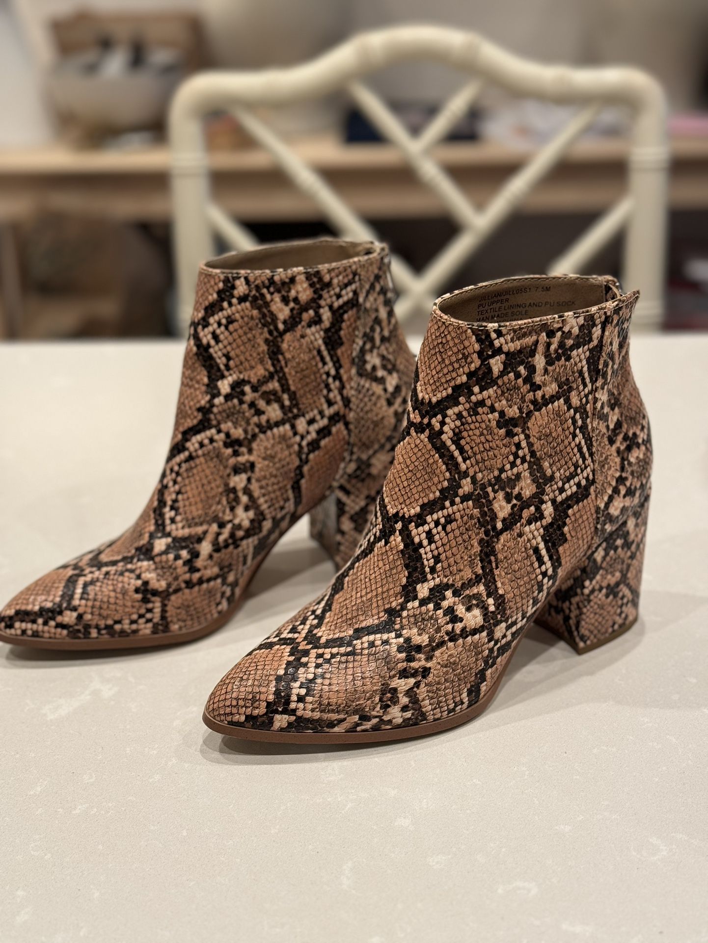 Steve Madden Snakeskin Booties