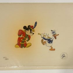 🏰 ULTRA-RARE 1978 Walt Disney Mickey Mouse 50th Anniversary Limited Edition Cel Portfolio