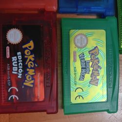 Pokemon game Lot 5 for game boy advance
