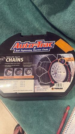 Truck suv auto tightening ice snow tire cable chains Nee
