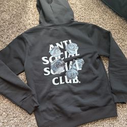 Anti social club hoodie size m