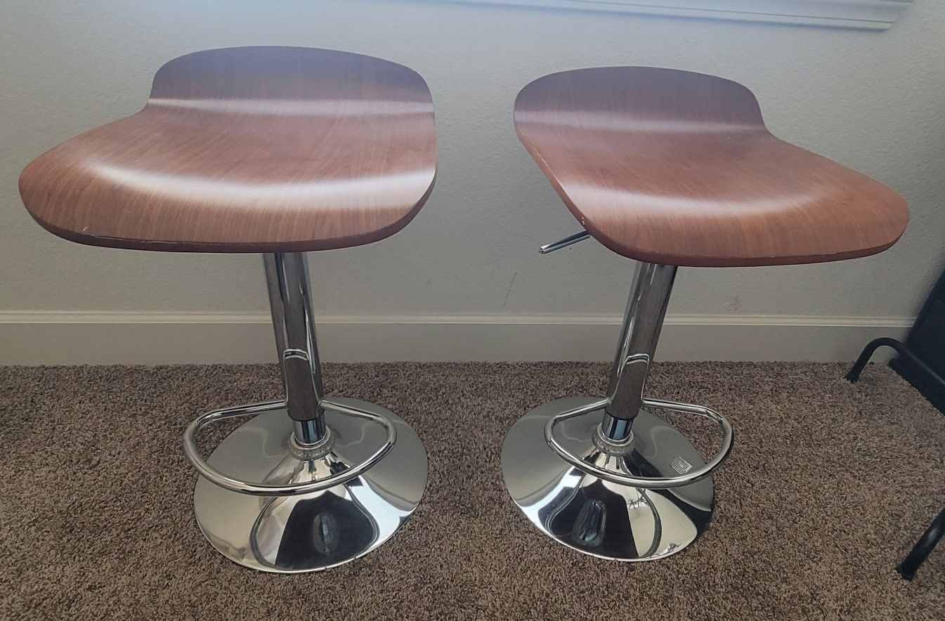 Pair of Adjustable Bar Stools
