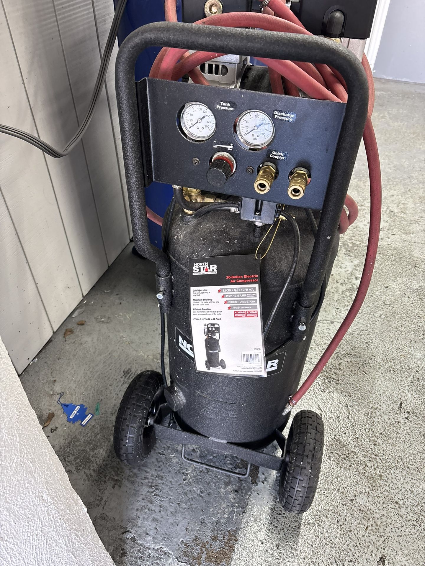 20 Gallon Northstar Air Compressor