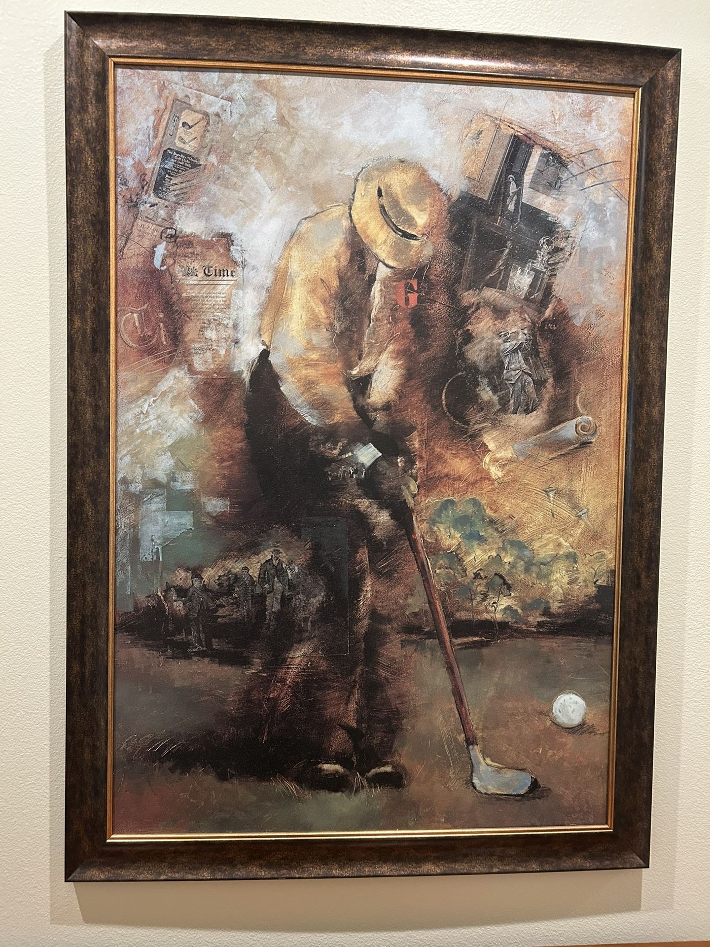 Golfer Print / Painting