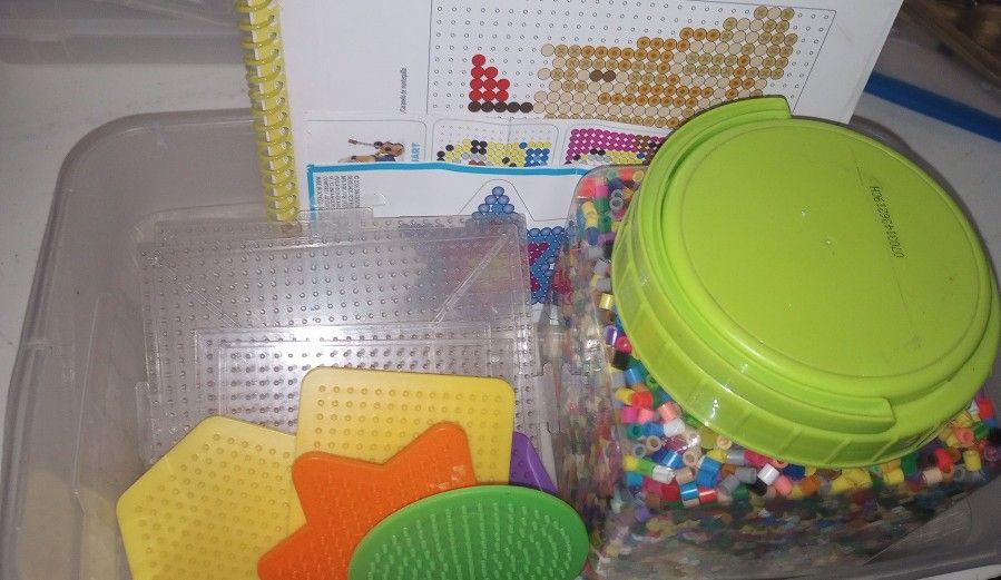 Perler Beads, Pattern Pads, And Pattern Iron Boards Fusable Beads