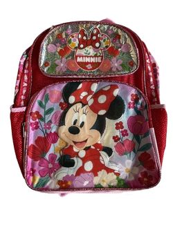 Disney Minnie Mouse Backpack - 16” Backpack for Kids 