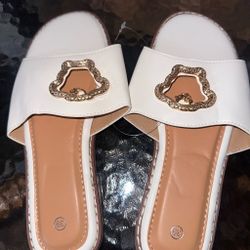 Women’s Sandals – Size 39 – White