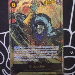 Crocodile - OP14-120 (Alternate Art) - The Azure Sea's Seven (OP14)