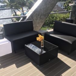 Black Lounge Sofas For Sale 