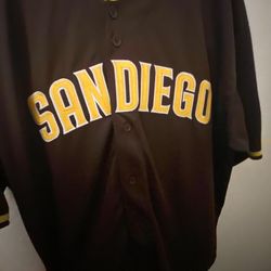 Padres Dark Brown Soto Baseball Jersey