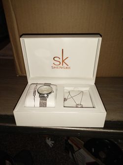 Wrist Watch Necklace And Bracelet Jewelry