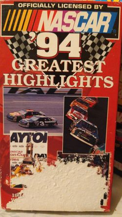 1994 NASCAR '94 Greatest Highlights VHS Tape