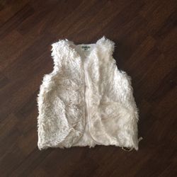 Girl Fur Vest Oshkosh, Size 14