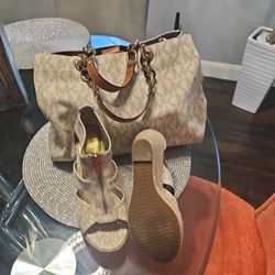 Michael Kors bag and shoes