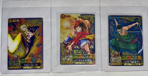 Vintage 2011 One Piece Trading Cards Lot of 3