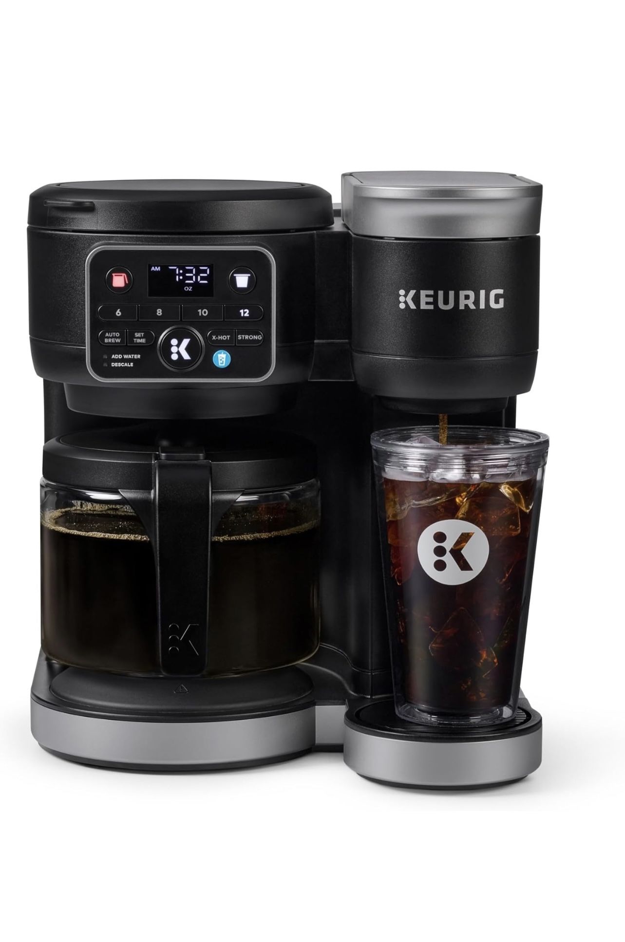 Keurig K-Duo Hot & Iced Single Serve & Carafe Coffee Maker, MultiStream Technology, 72oz Reservoir (Gen 2)
