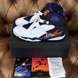 Brand New Nike Air Jordan 8 Three-Peat Authentic Size 11 OG Retro Rare