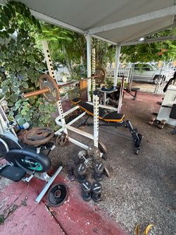 Free weights/dumbells/machines(not free)