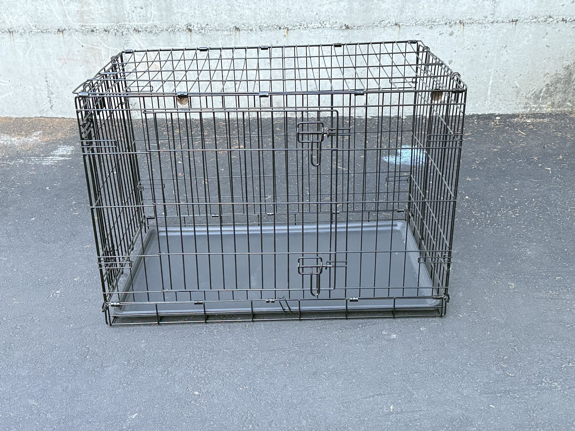 Folding Metal Dog Crate By Icrate For Medium Size Dogs