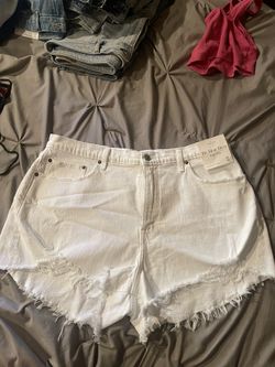 Abercrombie High Waisted Mom Shorts 