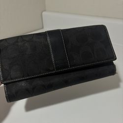 Black Coach Wallet