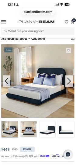 Ashland Bed (Costco) Queen Brand New in Box (Mattress NOT included)