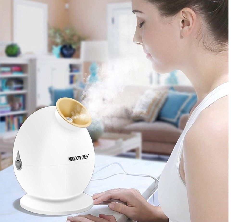 Hot Mist Facial Steamer Warm Nano Ionic Moisturizing Face Humidifier Personal Home Sauna SPA Unclogs Pores Removal Facial Hydration System
