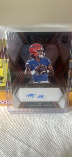 2023 Panini Select Draft Picks Anthony Richardson X-Factor Rookie Auto