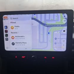 Dual DCPA901 9" In-Dash Touchscreen Digital Media Carplay Receiver / Bluetooth 