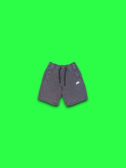 Nike Men Shorts XS Gray Swoosh Embroidery Activewear Shorts Sweat Logo 8"