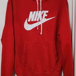 Red NIKE Hoodie. Great Condition.  Men's Small