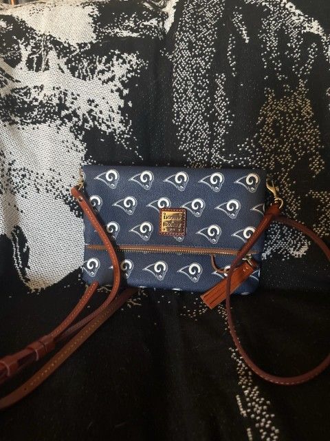 AUTHENTIC 100% DOONEY AND BURKE RAMS CROSSBODY